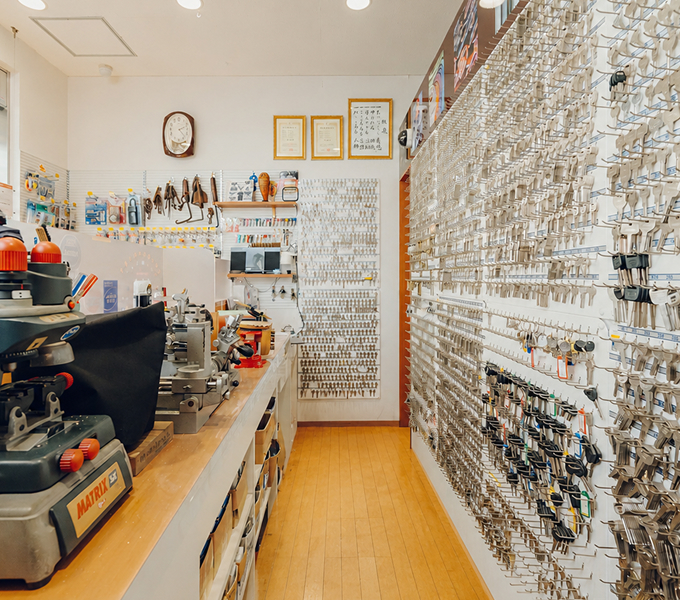 さいたまロックセキュリティの店舗の様子