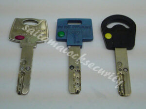 MUL-T-LOCK マルティロックのスペアキーの施工イメージ