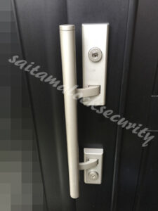 YKK玄関ドア　KABA鍵交換の施工イメージ