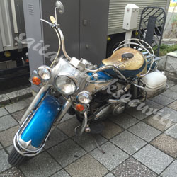 ハーレーダビッドソン デュオグライドの鍵の施工イメージ