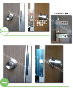 SHOWA ショウワのドアノブ交換 /さいたま市の施工イメージ