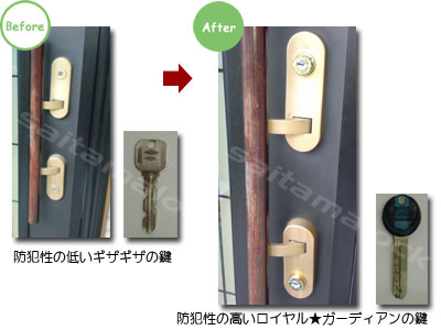 MIWAからロイヤルガーディアンに交換