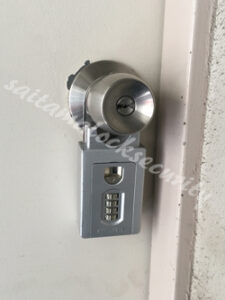 KEY BOX キーボックス鍵開けの施工イメージ