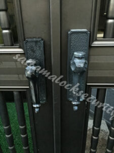 四国化成 門扉錠 ハンドル取付工事/さいたま市浦和区の施工イメージ