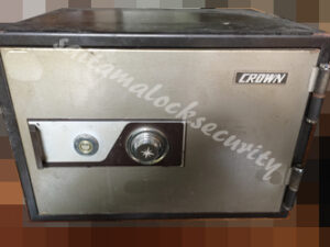 CROWN SAFE クラウン金庫 鍵開けの施工イメージ