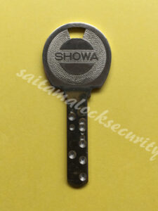 SHOWA Xキー 合鍵/スペアキーの施工イメージ
