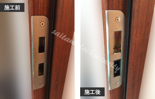 GH-HORI SWEDOORスウェドア鍵交換