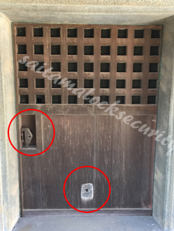 蔵戸 鍵開け