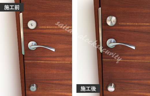 GH-HORI SWEDOORスウェドア鍵交換