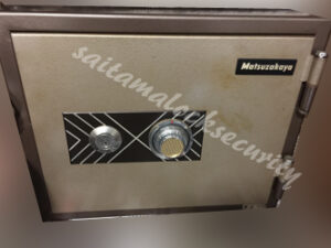 Matsuzakaya金庫の鍵が開かない（鍵開け・解錠・開錠）/さいたま市浦和区の施工イメージ
