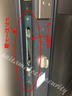 SEKISUI HOUSE GOALドアガード錠