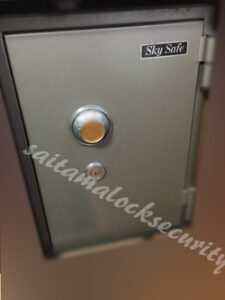 Sky Safe 金庫鍵開け ダイヤル番号が分からない/荻窪（東京都杉並区）の施工イメージ