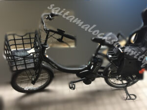ヤマハ電動自転車 PAS Babby 鍵を無くした/所沢市の施工イメージ