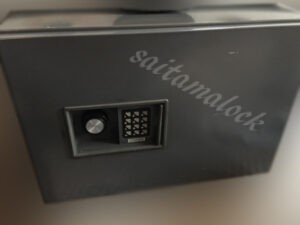CROWN クラウン金庫開かない ボタン式開錠/川越市の施工イメージ