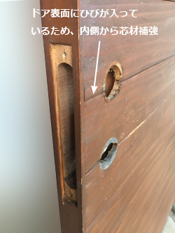 木製玄関ドアWEST