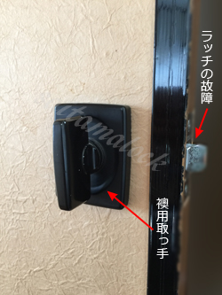 部屋のドア