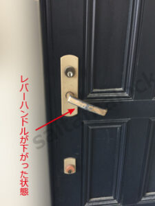 新日軽コンポーレ1900 ALPHAアルファ製 ドアノブ故障 / 上尾市の施工イメージ