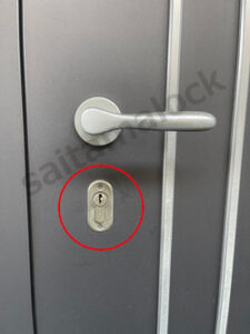 CISA LOCK チィーサ 外国製レバーハンドル錠 マンション鍵交換 / さいたま市 大宮区の施工イメージ