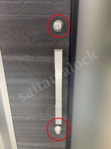 旭化成ヘーベルハウス玄関ドア GOAL SK V18シリンダー鍵交換 / さいたま市 浦和区の施工イメージ