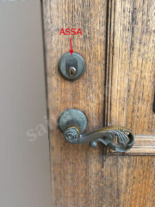 スウェーデン木製玄関ドア ASSA boda アッサ・ボーダ 鍵交換 / 埼玉県 戸田市の施工イメージ
