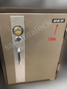 OBKオービーケー金庫 ダイヤル番号がわからない / 埼玉県 春日部市の施工イメージ